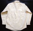 80s USA製 DEERSKIN 無地 コットン シャモアクロスシャツ
