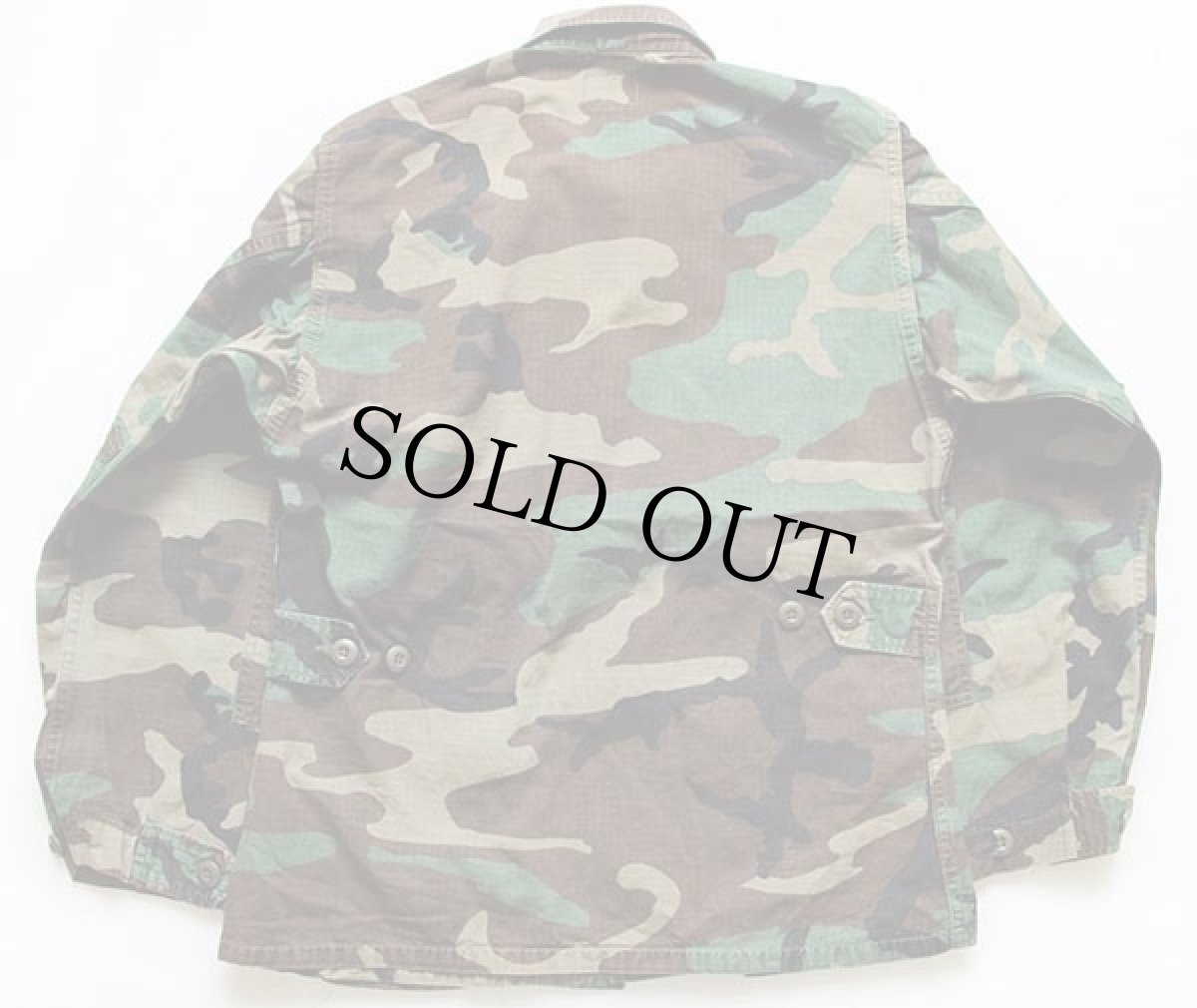 画像2: 80s 米軍 U.S.ARMY ウッドランドカモ BDUジャケット XS-S (2)