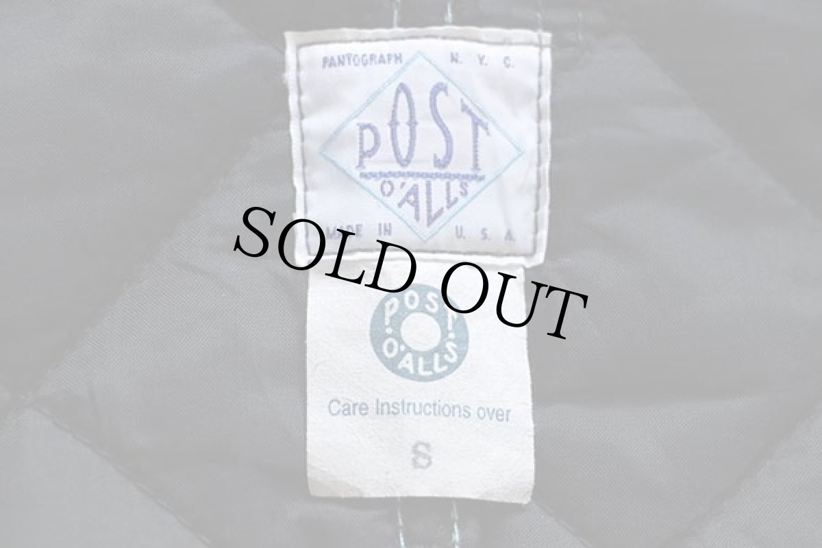 画像4: USA製 POST OVERALLSポストオーバーオールズ MATTALINI 2 ウール キルティング カバーオール ごま塩 S (4)