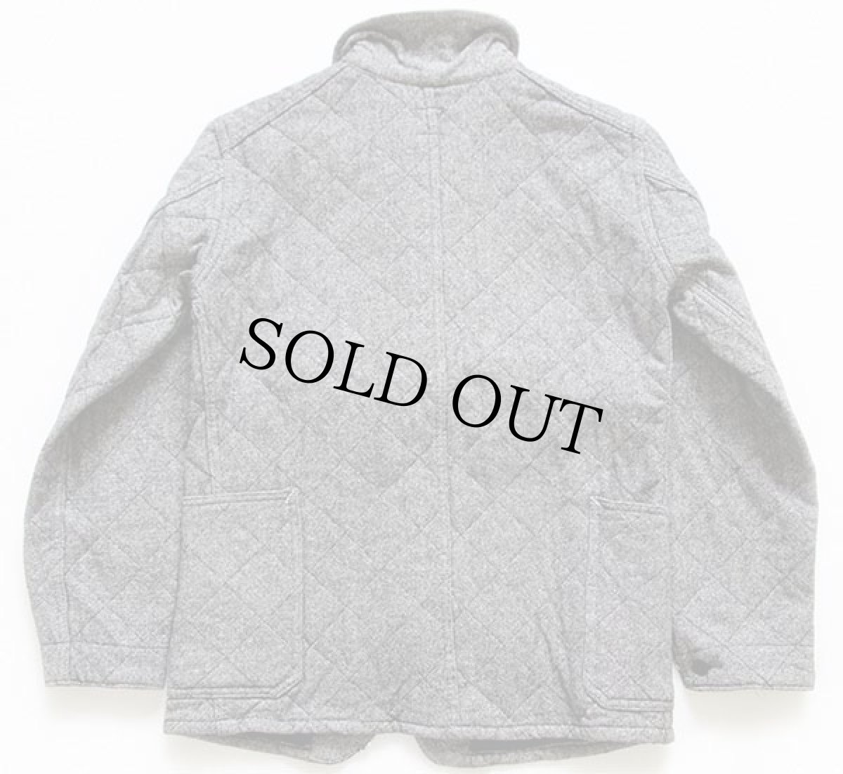 画像2: USA製 POST OVERALLSポストオーバーオールズ MATTALINI 2 ウール キルティング カバーオール ごま塩 S (2)