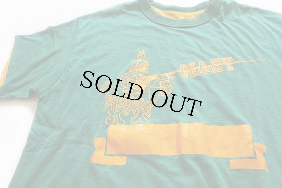 画像5: 80s MACY MARAUDERS リバーシブルTシャツ 緑×黄 (5)