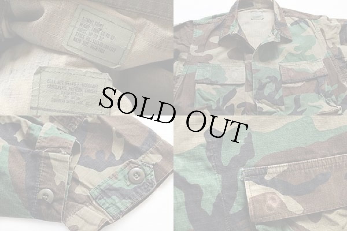 画像3: 80s 米軍 U.S.ARMY ウッドランドカモ BDUジャケット XS-S (3)