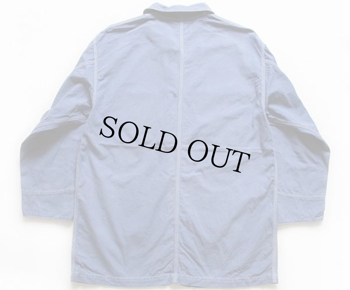 画像2: 90s EddieBauerエディーバウアー コットン カバーオール 青 (2)