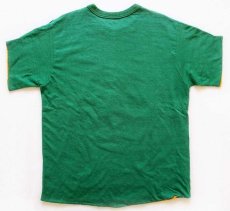 画像2: 80s MACY MARAUDERS リバーシブルTシャツ 緑×黄 (2)