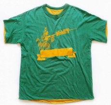 画像1: 80s MACY MARAUDERS リバーシブルTシャツ 緑×黄 (1)