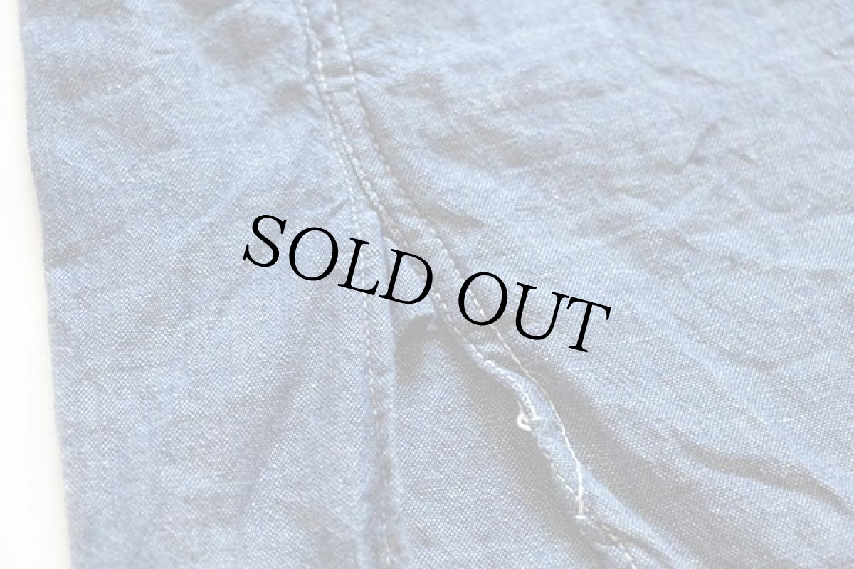 画像5: 40s 米軍 U.S.NAVY M-43 マチ付き コットン シャンブレーシャツ 16 (5)