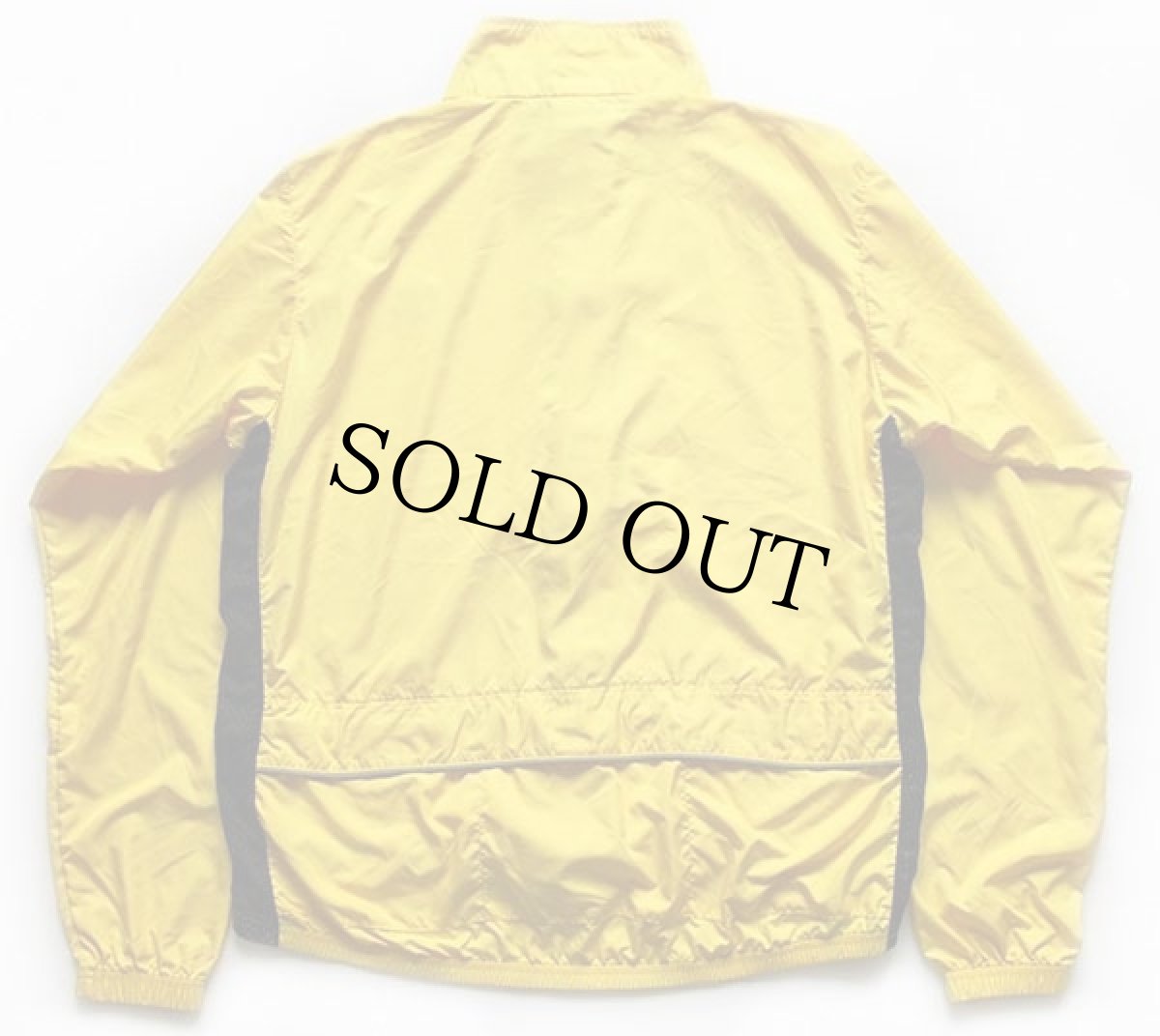 画像2: 90s USA製 REI ナイロン サイクルジャケット 黄×黒 L (2)