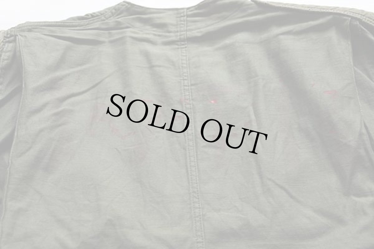 画像4: 60s 米軍 USMC ステンシル ノーカラー シューティングジャケット (4)