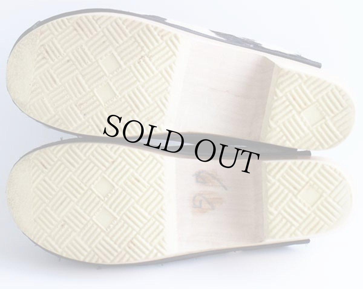 画像4: スウェーデン製 Sven ハラコ レザー サボ サンダル 41★クロッグ (4)