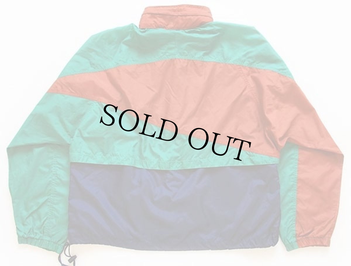 画像2: 90s NIKEナイキ マルチカラー 切り替え ナイロンジャケット M (2)