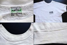 画像3: 60s ARTEX 008 REPLACEMENT コットン 半袖スウェット 白 S (3)