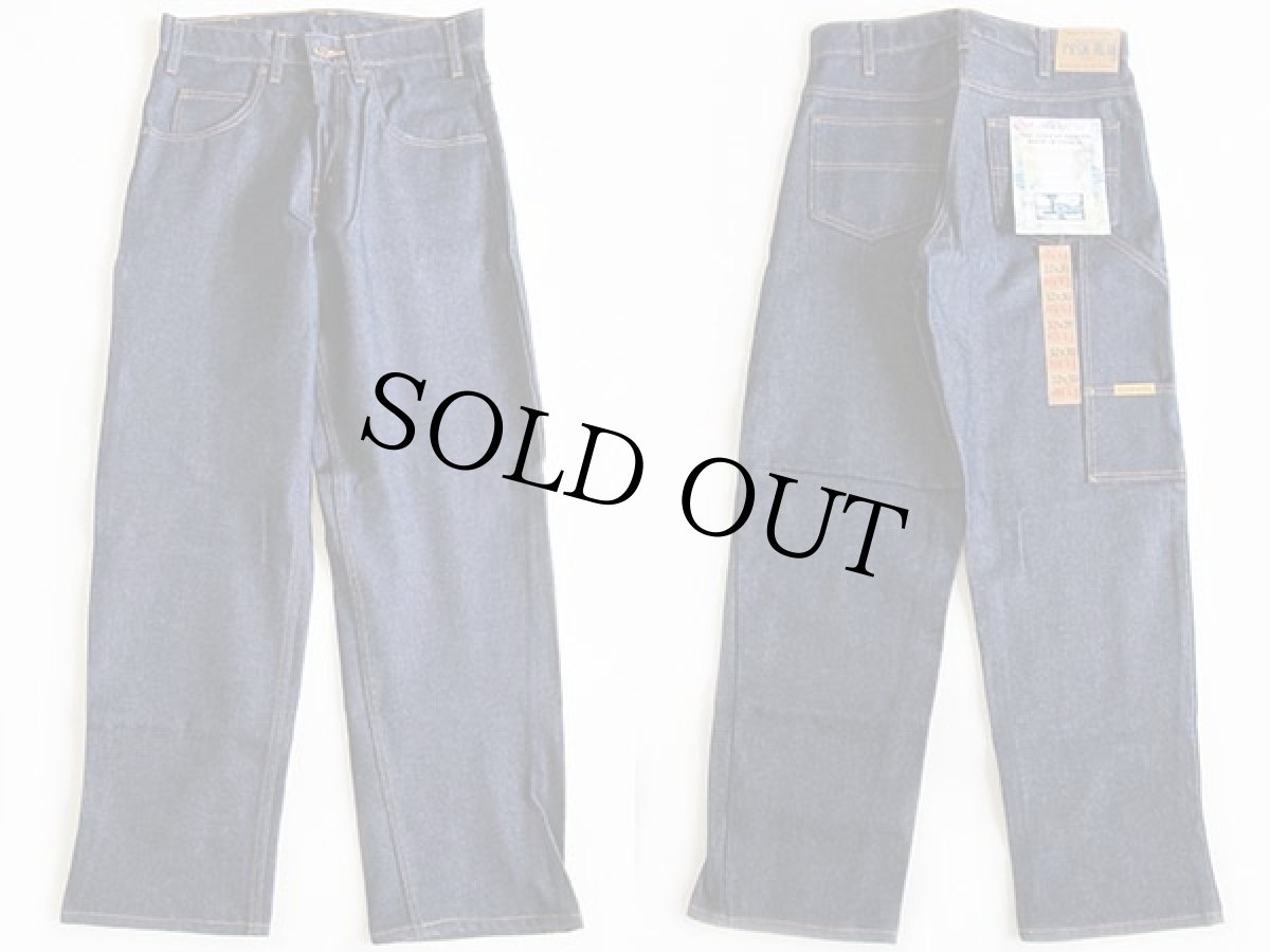 画像2: 未使用★USA製 PRISON BLUES プリズンブルース ワークジーンズ デニムパンツ w32 L30 (2)