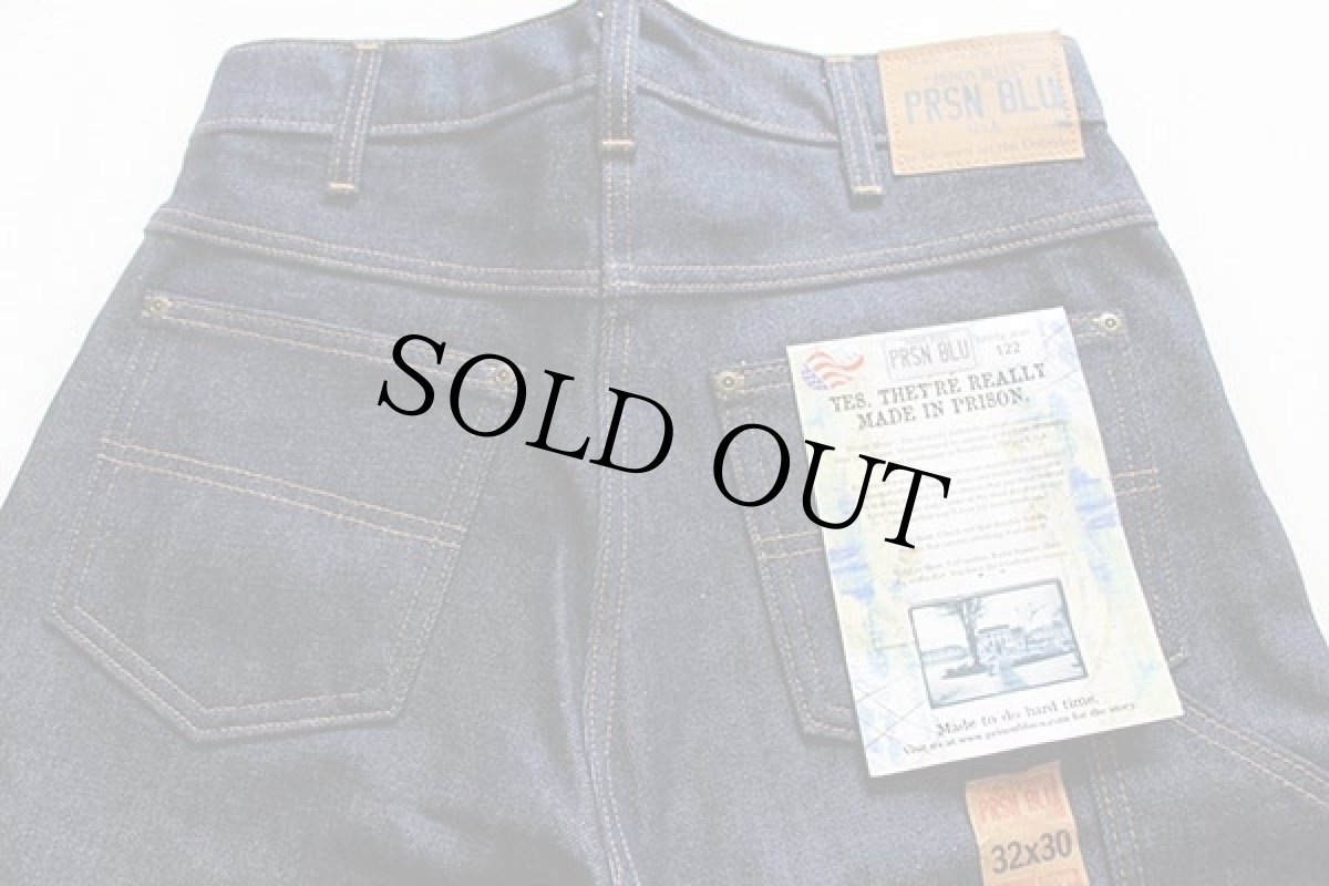 画像4: 未使用★USA製 PRISON BLUES プリズンブルース ワークジーンズ デニムパンツ w32 L30 (4)