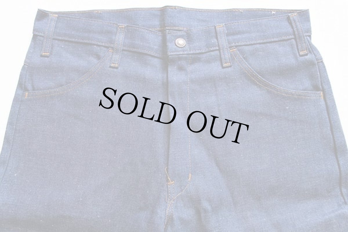 画像3: デッドストック★80s USA製 Kmart フレア ライトオンス デニムパンツ w33 (3)
