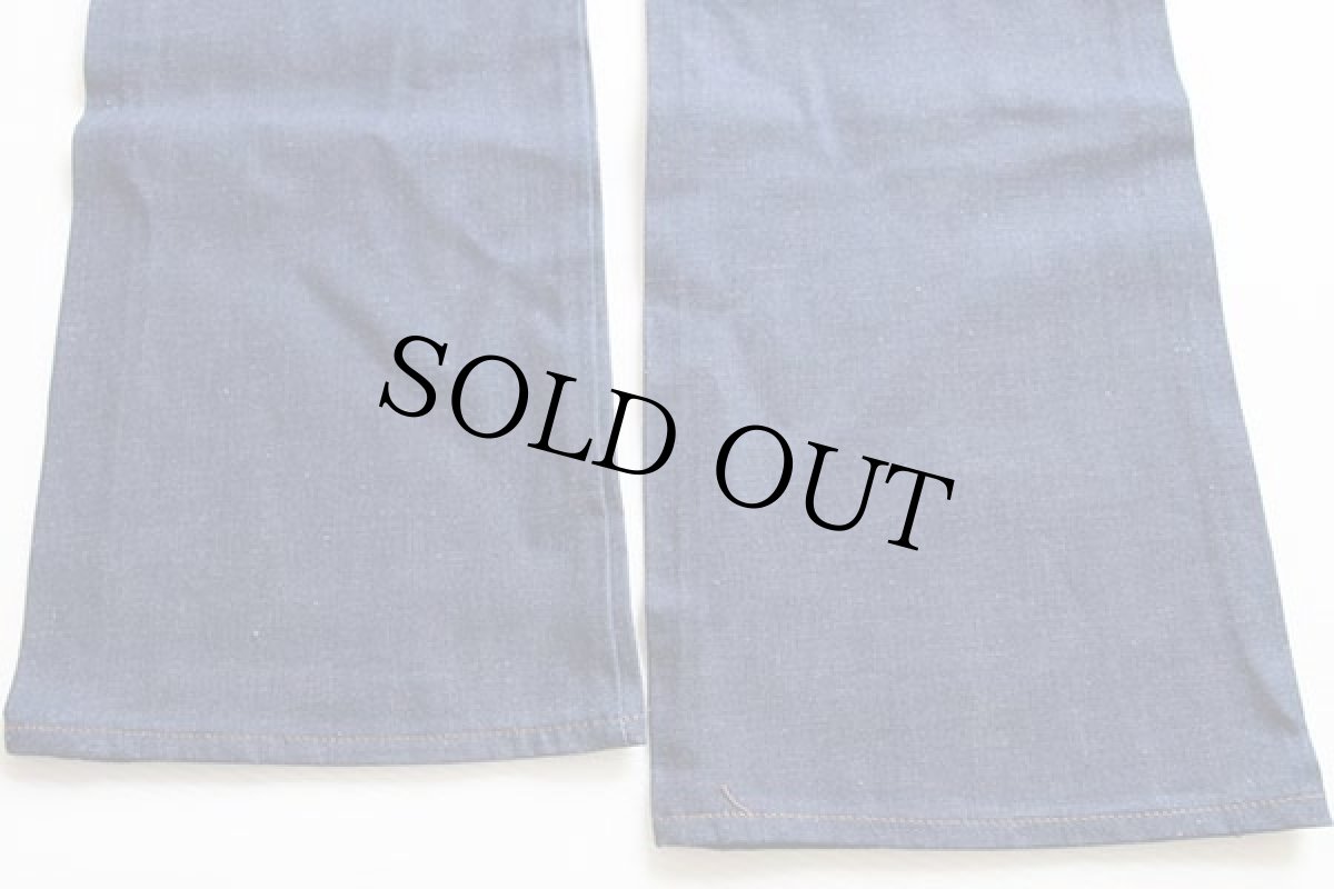 画像6: デッドストック★80s USA製 Kmart フレア ライトオンス デニムパンツ w33 (6)