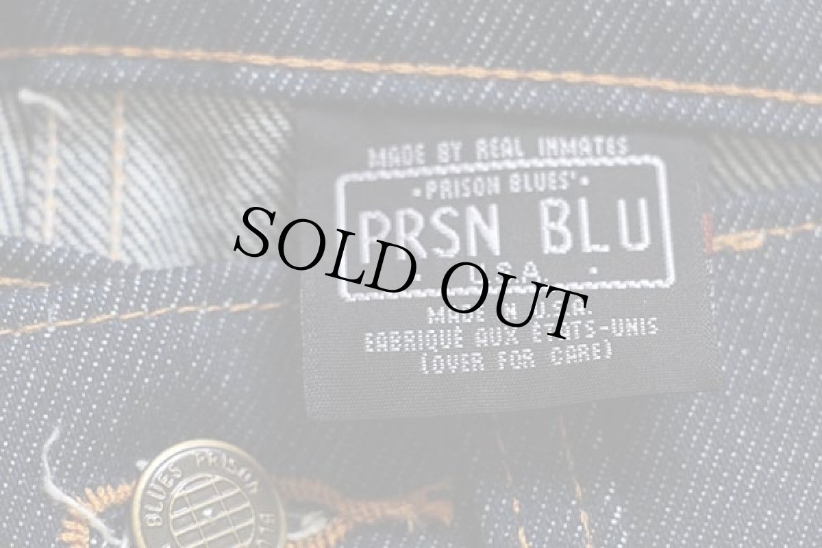 画像5: 未使用★USA製 PRISON BLUES プリズンブルース ワークジーンズ デニムパンツ w32 L30 (5)