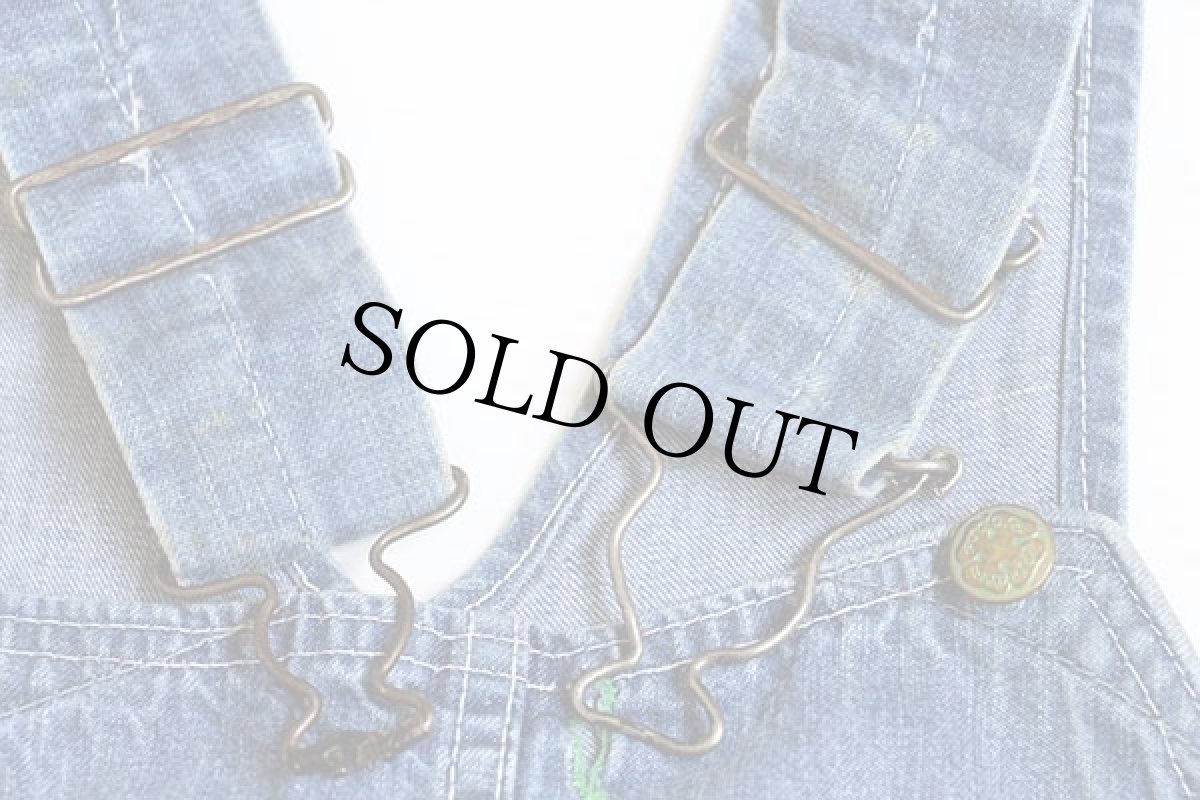 画像7: 70s OSHKOSH B'GOSH インディゴ デニム オーバーオール (7)