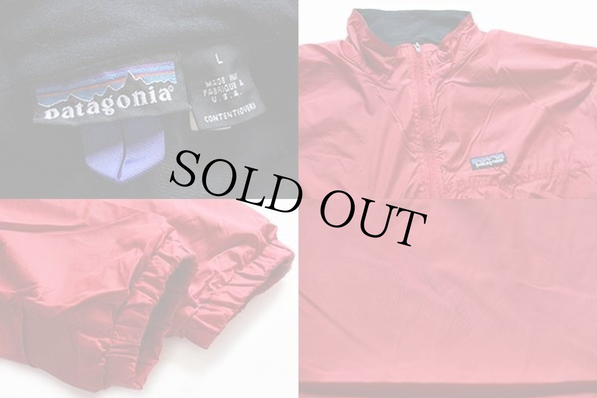 画像3: 90s USA製 patagoniaパタゴニア ナイロン ゼファージャケット 赤 L (3)