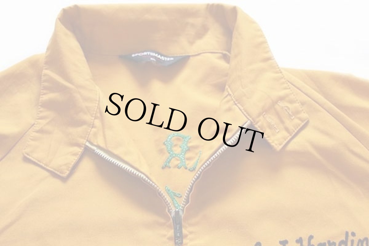 画像5: 70s USA製 SPORTSMASTER フリーメイソン シュライナー チェーン刺繍 パッチ付き ジャケット マスタード XL (5)