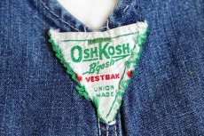 画像4: 70s OSHKOSH B'GOSH インディゴ デニム オーバーオール (4)