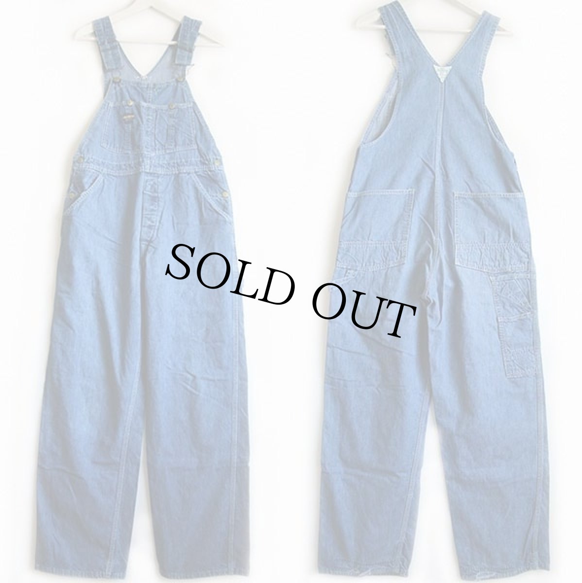画像2: 70s OSHKOSH B'GOSH インディゴ デニム オーバーオール (2)