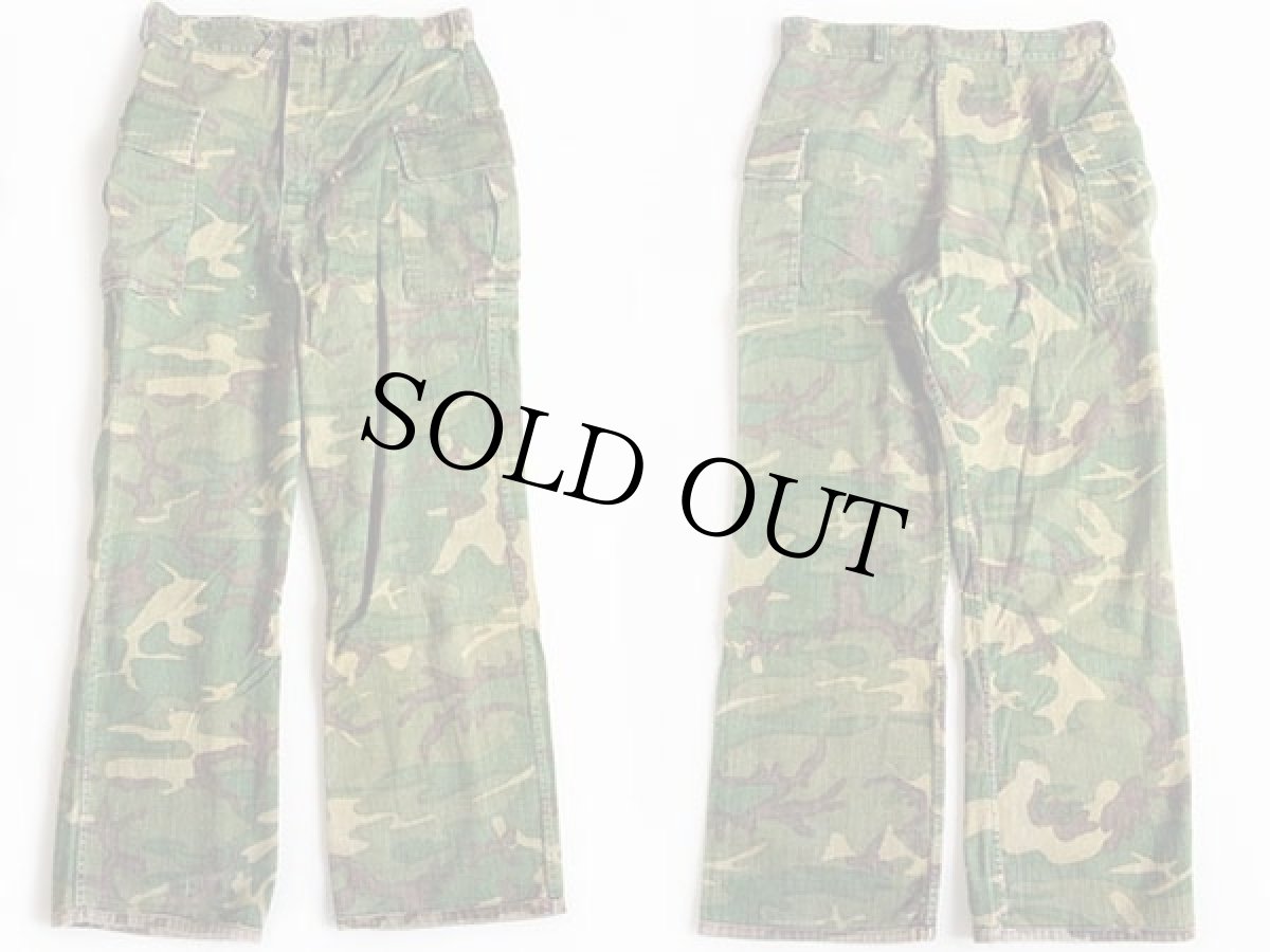 画像2: 70s RANGER 迷彩 リバーシブル コットン ハンティングパンツ M (2)