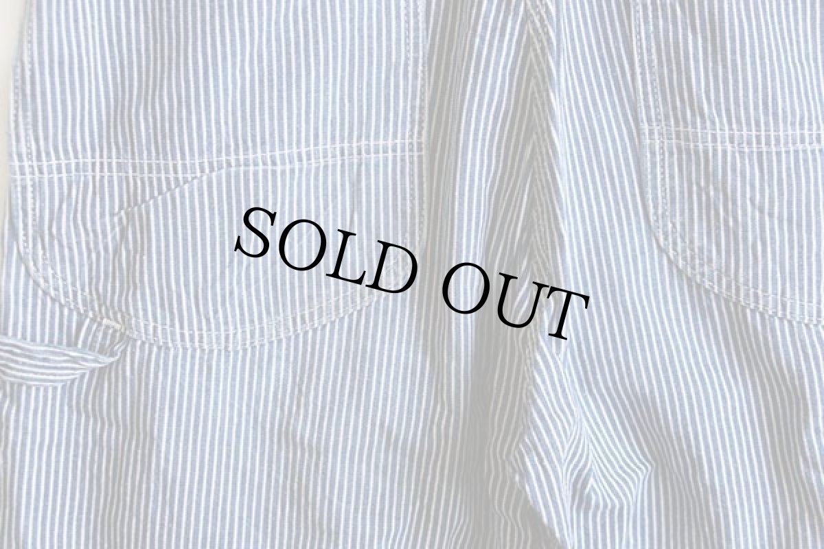 画像5: 60s USA製 Leeリー ヒッコリー ストライプ オーバーオール (5)