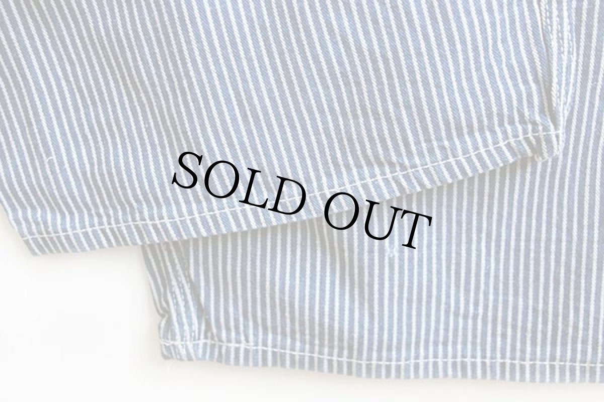 画像6: 60s USA製 Leeリー ヒッコリー ストライプ オーバーオール (6)