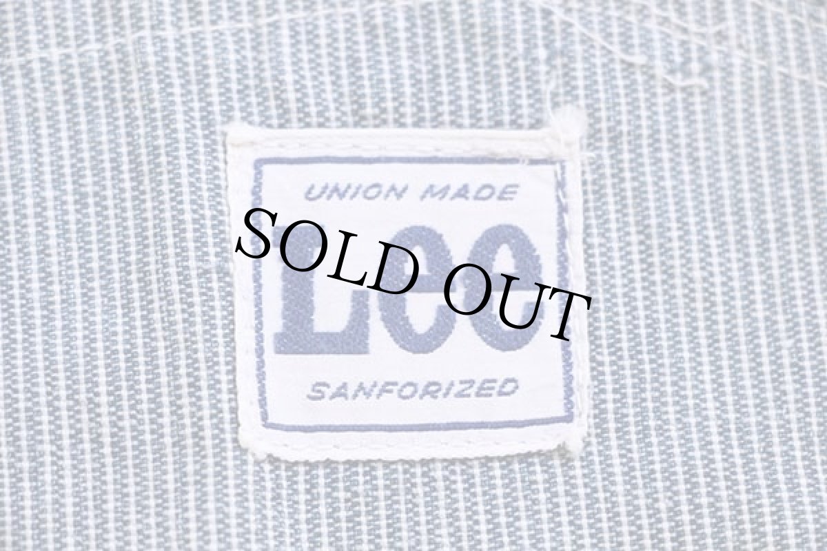 画像4: 50s USA製 Leeリー ピンストライプ オーバーオール (4)