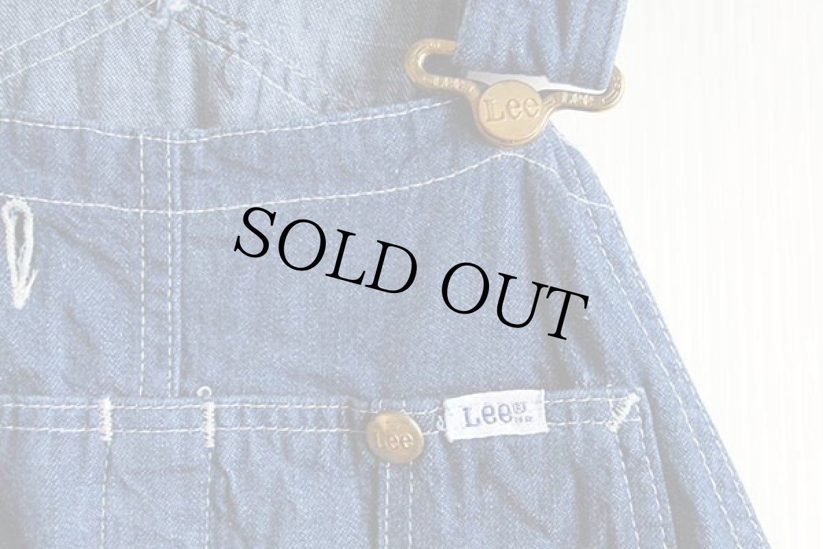 画像5: 70s USA製 Leeリー デニム オーバーオール w40 L32 (5)