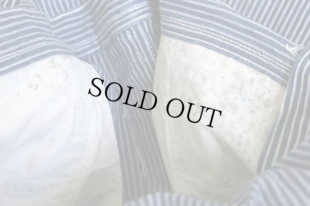 画像8: 60s USA製 Leeリー ヒッコリー ストライプ オーバーオール (8)