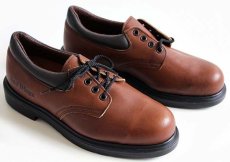 画像1: デッドストック★00s USA製 REDWINGレッドウイング 4407 PT99 スチールトゥ オックスフォード 茶 7.5E★レザーシューズ (1)