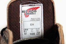 画像5: デッドストック★00s USA製 REDWINGレッドウイング 105 オックスフォード 茶 9.5D★レザーシューズ (5)