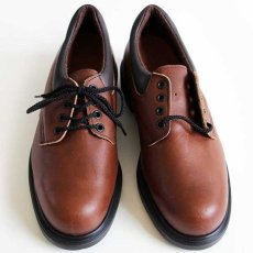 画像2: デッドストック★00s USA製 REDWINGレッドウイング 4407 PT99 スチールトゥ オックスフォード 茶 7.5E★レザーシューズ (2)