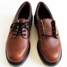 画像2: デッドストック★00s USA製 REDWINGレッドウイング 105 オックスフォード 茶 8E★レザーシューズ (2)