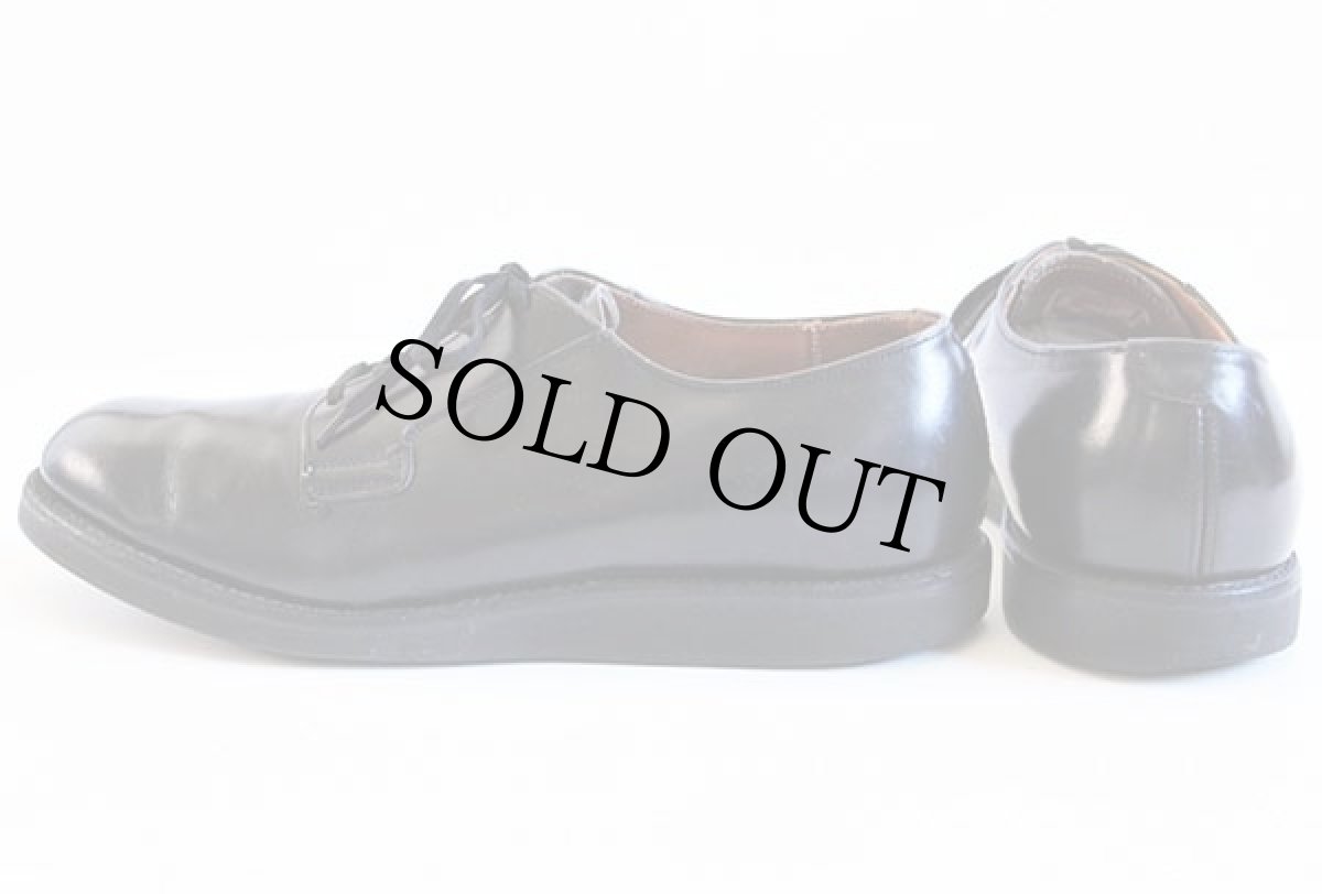 画像2: 70s USA製 REDWINGレッドウイング 101 ポストマン レザーシューズ 黒 9C (2)