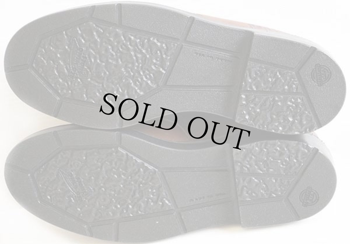 画像4: デッドストック★00s USA製 REDWINGレッドウイング 105 オックスフォード 茶 8E★レザーシューズ (4)