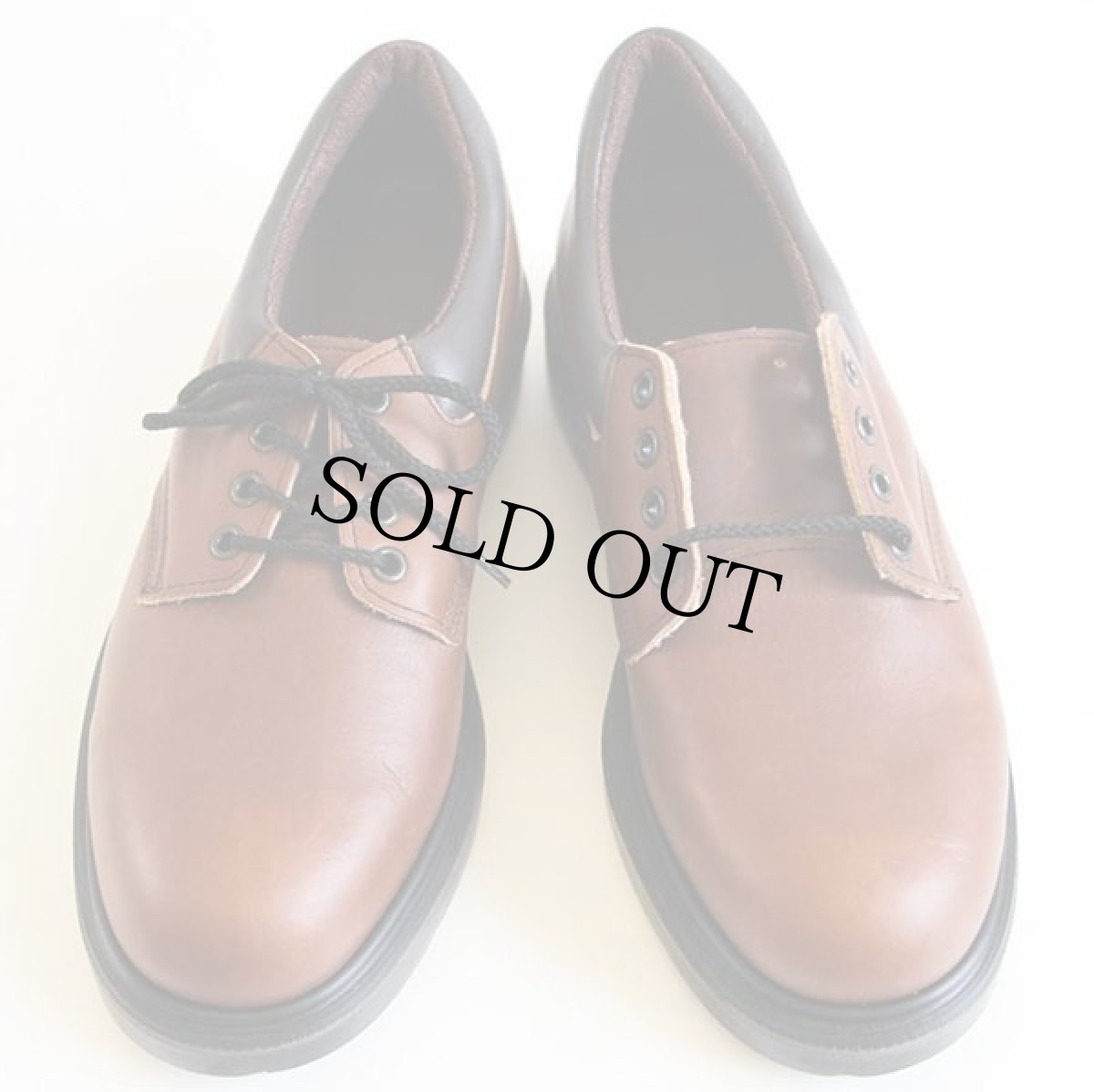 画像2: デッドストック★00s USA製 REDWINGレッドウイング 105 オックスフォード 茶 9.5D★レザーシューズ (2)