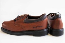 画像3: デッドストック★00s USA製 REDWINGレッドウイング 4407 PT99 スチールトゥ オックスフォード 茶 7.5E★レザーシューズ (3)