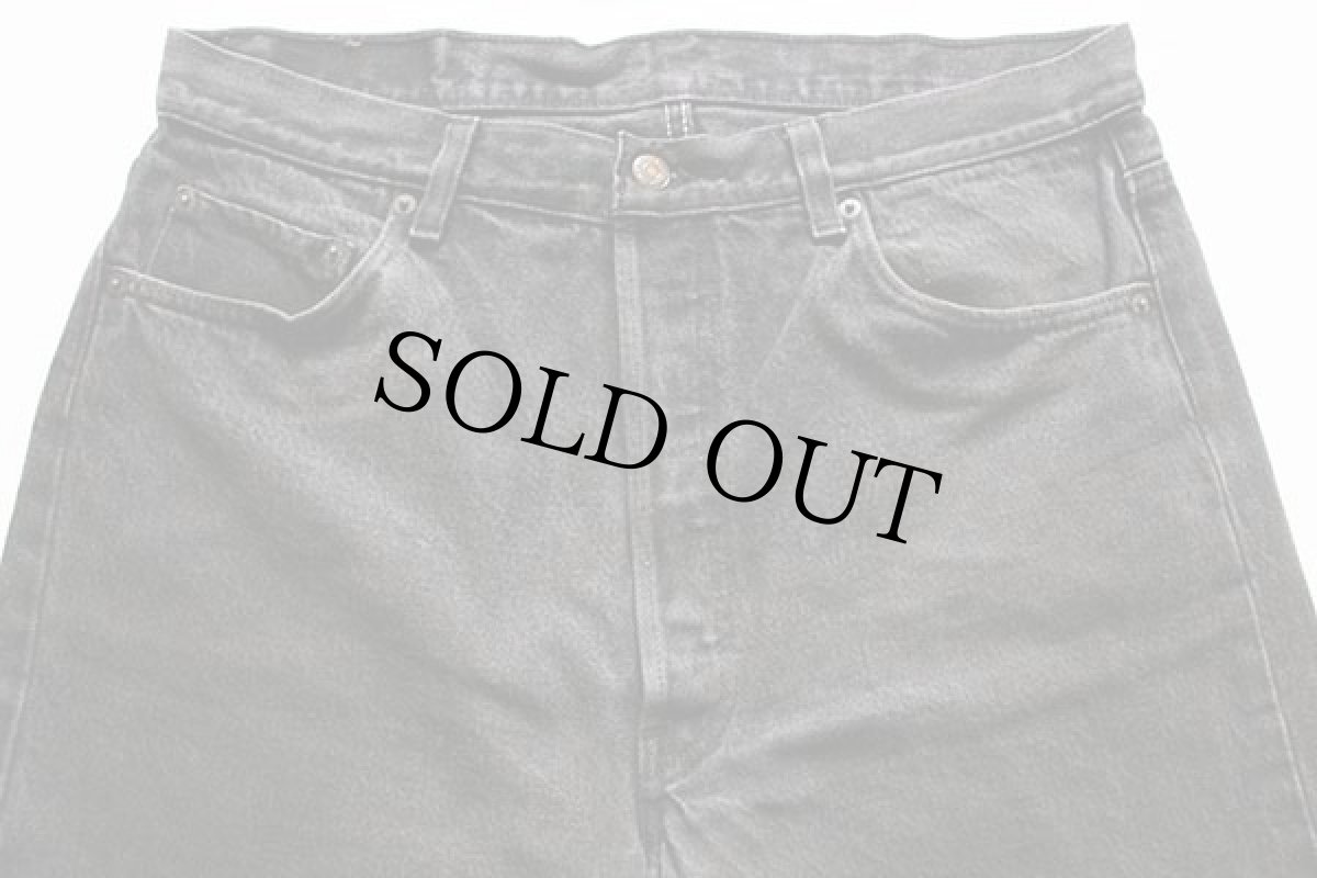 画像2: 90s USA製 Levi'sリーバイス 501 ブラック デニムパンツ w36 L32 (2)