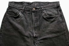 画像2: 90s USA製 Levi'sリーバイス 501 ブラック デニムパンツ w36 L32 (2)