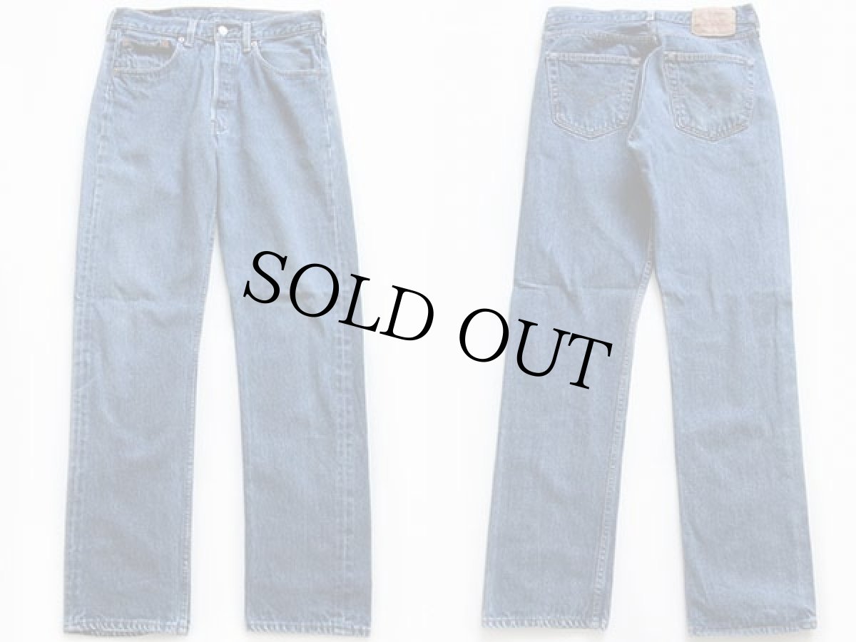 画像2: 90s USA製 Levi'sリーバイス 501 デニムパンツ w31 L32 (2)