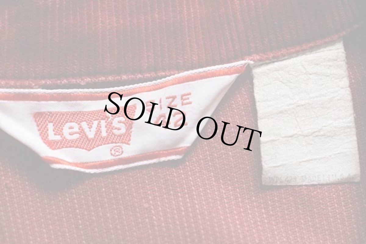 画像4: 70s USA製 Levi'sリーバイス コーデュロイジャケット 赤 42 (4)