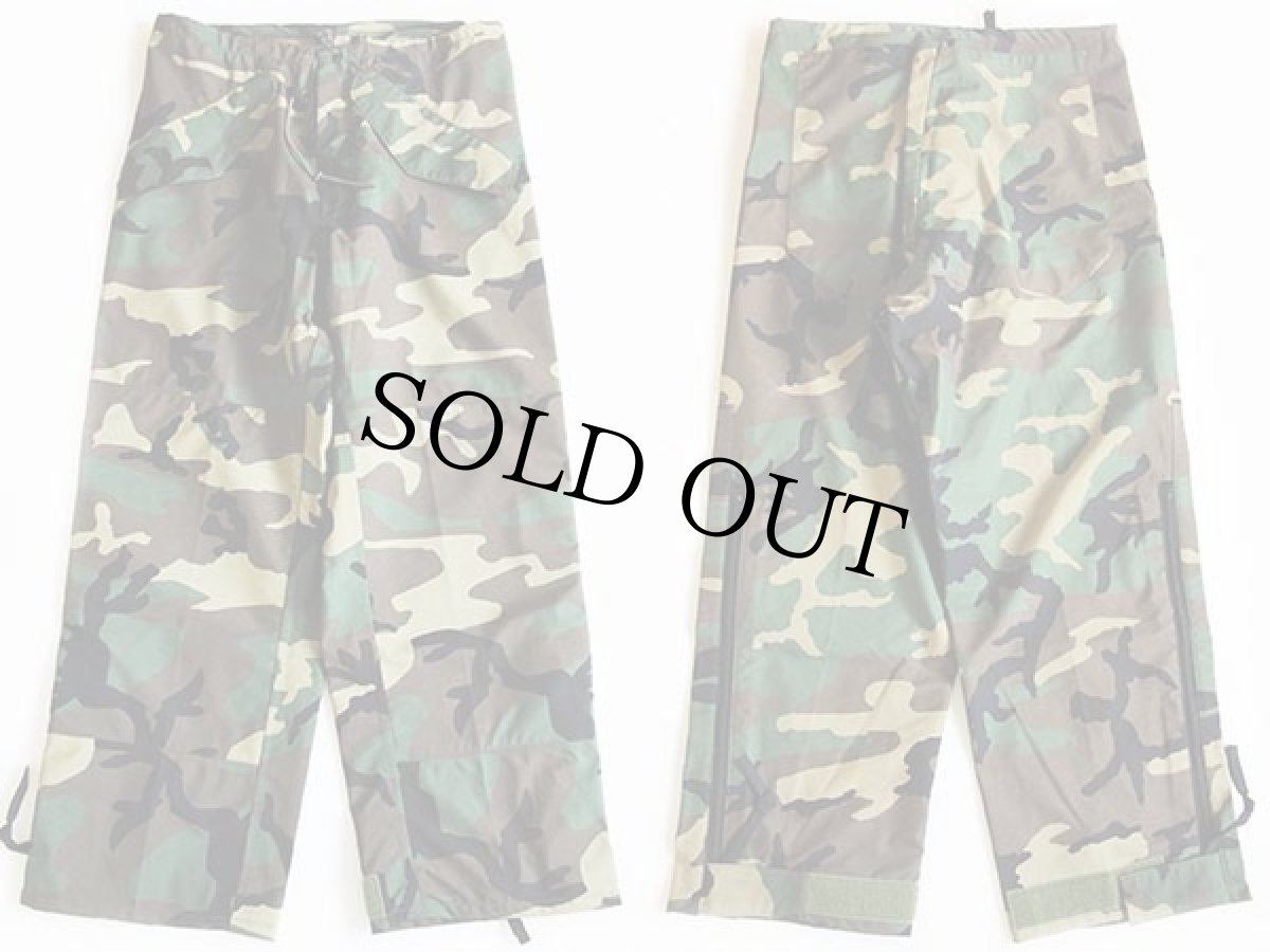 画像2: デッドストック★00s 米軍 U.S.ARMY ECWCS GEN1 ウッドランドカモ GORE-TEXゴアテックス ナイロンパンツ S-S (2)