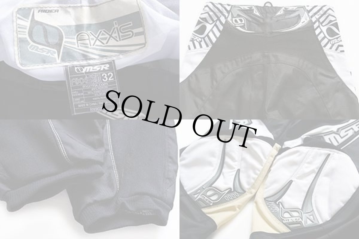 画像3: MSR AXXIS モトクロス レーシングパンツ 黒×白 32 (3)