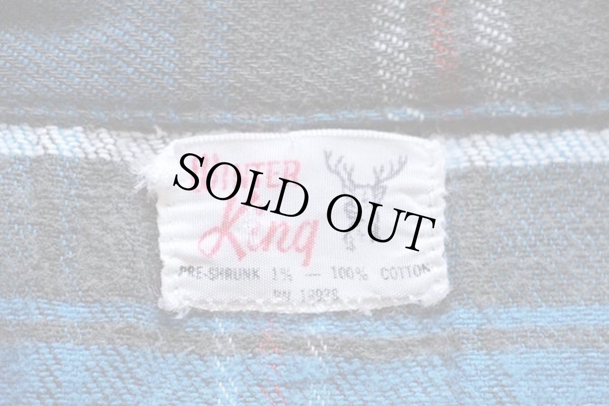 画像4: 60s WINTER King チェック コットン フランネルシャツ (4)