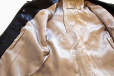 画像5: 60s CUSTOM COAT フリンジ ステッチ装飾 ディアスキン レザージャケット 焦げ茶 (5)