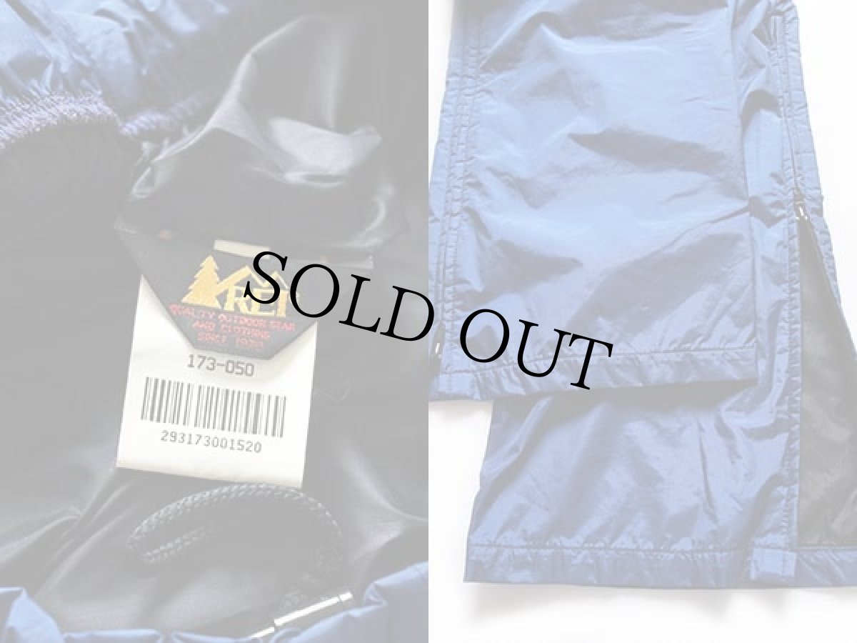 画像3: 90s USA製 REI GORE-TEXゴアテックス ナイロンパンツ 青紺 XL (3)