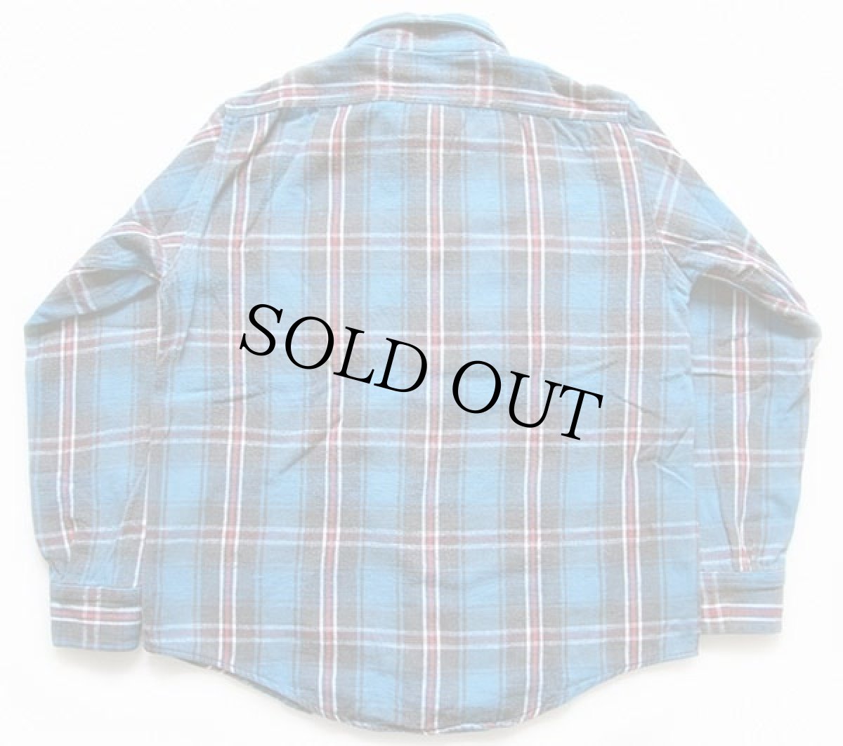 画像2: 60s WINTER King チェック コットン フランネルシャツ (2)