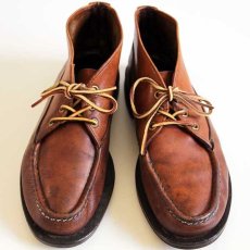 画像3: 50s Russell Moccasinラッセルモカシン チャッカ モカシン レザーシューズ 茶 7.5E (3)